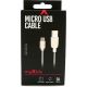 Datový kabel Maxlife micro USB ; 1m, 2A, bílý