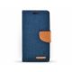 Pouzdro Smart Book - Samsung A 02, modrá - hnědá