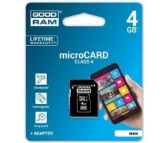 Paměťová karta Good Ram Micro SDHC 4 GB
