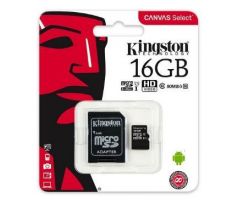 Paměťová karta Kingston 16 GB Micro SDHC