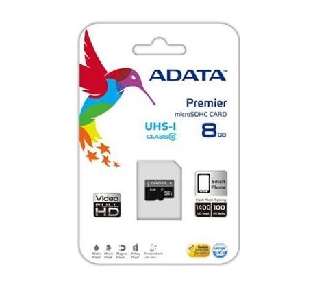 Paměťová karta Adata 8 GB Micro SDHC
