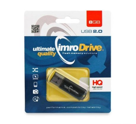 Flash Disk Imro 8 GB USB 2.0, černá