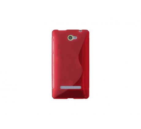 Gelové pouzdro HTC Sensation, červená
