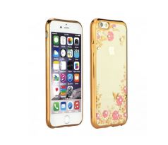Gelové pouzdro iPhone 7 / 8 / SE2020 / SE2022  crystal zlatá