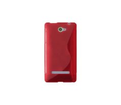 Gelové pouzdro Sony Xperia Z1 Compact (D5503), červená