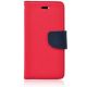 Pouzdro Fancy Book Huawei P8 (GRA-L09), červená-modrá