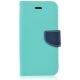 Pouzdro Fancy Book Huawei P smart (FIG-LX1), tyrkysová-modrá