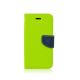 Pouzdro Fancy Book Huawei P smart (FIG-LX1), zelená-modrá