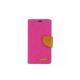 Pouzdro Fancy Book Samsung Galaxy A7 2018 (A750), růžová-béžová