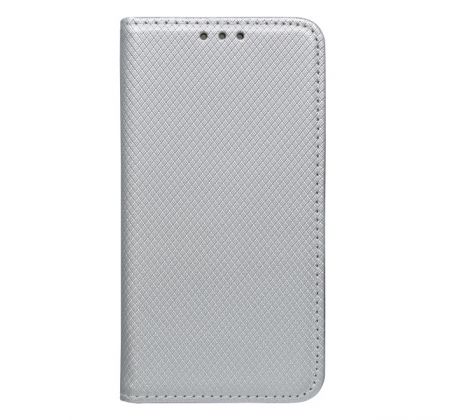 Pouzdro Smart Case Book Samsung Galaxy J1 2016 (J120), stříbrná