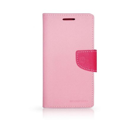 Pouzdro Fancy Book Samsung Galaxy J1 2016 (J120), růžová