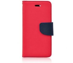 Pouzdro Fancy Book Samsung Galaxy Trend (S7560), červená-modrá