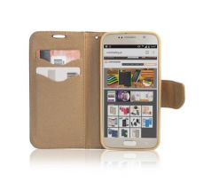 Pouzdro Fancy Book Samsung Galaxy J4 Plus 2018 (J415F), černá-zlatá