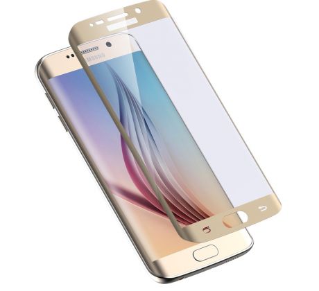 3D/5D Ochranné tvrzené sklo pro Samsung Galaxy S8 Plus (G955),  zlatá