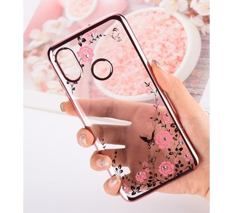 Gelové pouzdro Xiaomi MI 8 CRYSTAL růžové
