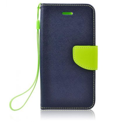 Pouzdro Fancy Book - Samsung A21s modrá-zelená