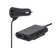 MaxLife Nabíječka do auta MXCC-03 4xUSB s rychlým nabíjením 5.4A