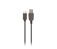 Datový kabel Maxlife micro USB ; 0,2m, 2A, černý