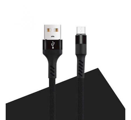 Datový kabel Maxlife micro USB ; 1m, 2A, černý