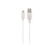 Datový kabel Maxlife Apple iPhone - lightning, 1m, 2A, bílý