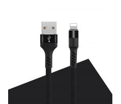 Datový kabel Maxlife Apple iPhone - lightning 1m, 2A, černý