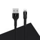 Datový kabel Maxlife Apple iPhone - lightning 1m, 2A, černý
