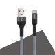 Datový kabel Maxlife USB - C ; 1m, 2A, šedý