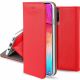 Pouzdro Fancy Book - Samsung A21s červená magnet