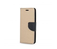 Pouzdro Fancy Book Samsung Galaxy A41 zlatá-černá