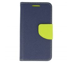 Pouzdro Fancy Case Book Samsung Galaxy A51, modrá-zelená