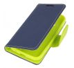 Pouzdro Fancy Book Samsung Galaxy S7 Edge Plus (G938), modrá-zelená