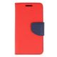 Pouzdro Fancy Case Book Samsung Galaxy A51, červená-modrá