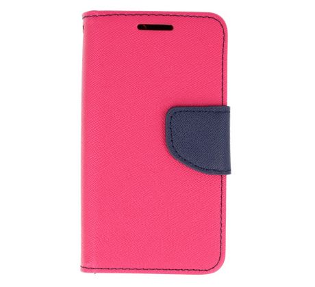 Pouzdro Fancy Book Samsung Galaxy S7 Edge Plus (G938), růžová-modrá