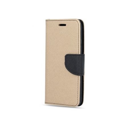 Pouzdro Fancy Case Book Samsung Galaxy S10, zlatá-černá