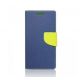 Pouzdro Book Fancy - iPhone 12 / 12 Pro 6,1" modrá-zelená