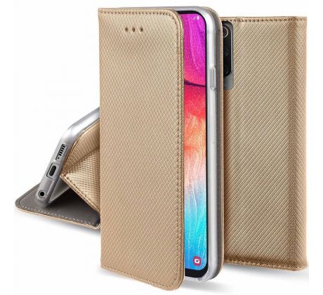 Pouzdro Smart Case Book Xiaomi MI Note 10 Lite, zlatá magnet