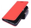 Pouzdro Fancy Case Book Sony Xperia Z3 mini, červená-modrá