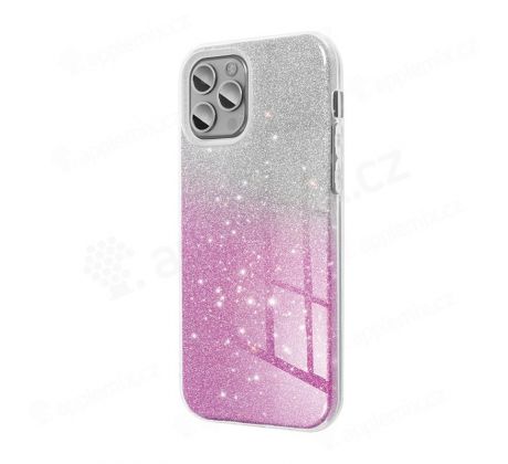 Pouzdro Apple Iphone 12 Mini 5,4" glitter růžovo-střibrný