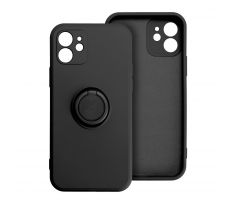Pouzdro Apple Iphone 12 Pro Max 6,7 gelové černá s popsocket a ochranou na fotoaparátu