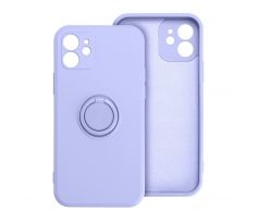 Pouzdro Apple Iphone 12 Pro Max 6,7 gelové fialový s popsocket a ochranou na fotoaparátu