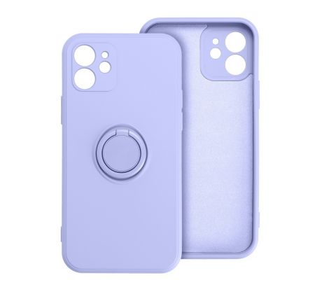 Pouzdro Apple Iphone 12 Pro Max 6,7 gelové fialový s popsocket a ochranou na fotoaparátu
