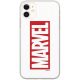 Gelové pouzdro Apple Iphone XS Max bílá  Marvel